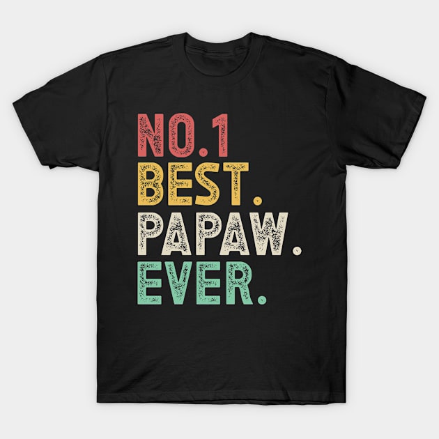 Number one best papaw ever T-Shirt by SalamahDesigns